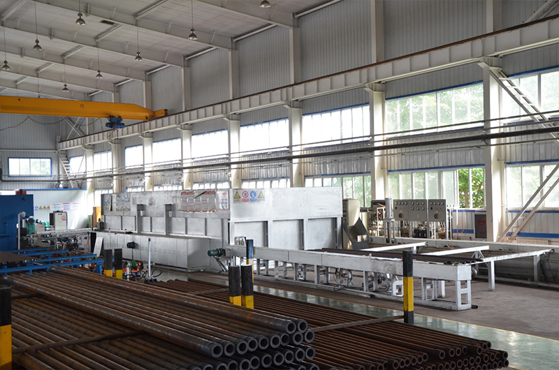 Pipe body integrated heat treatment production line